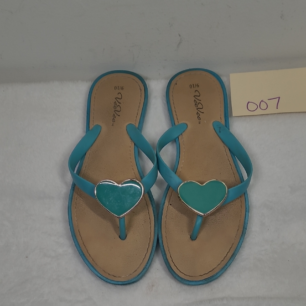 VeeVee Turquoise Heart Women's Sandals
